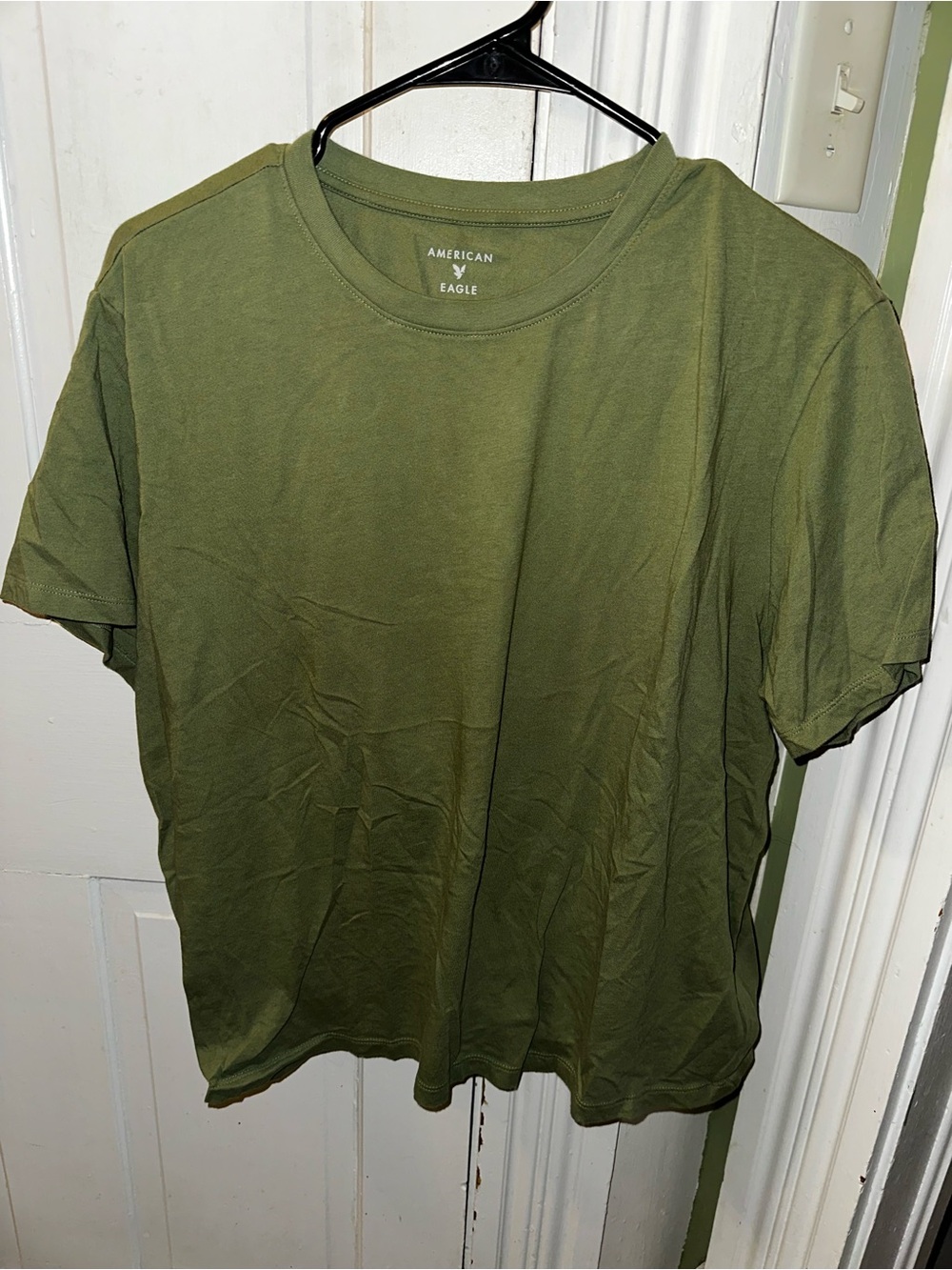 American Eagle Outfitters Olive Green Short Sleeve Crew Tee